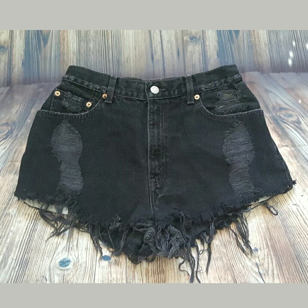 Furst of a Kind Levi's Distressed Cutoff Shorts 26